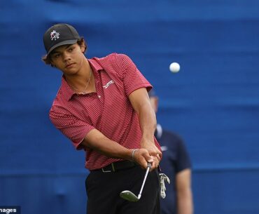 Tiger Woods' son Charlie fell at the first hurdle in his bid to qualify for next month's US Open