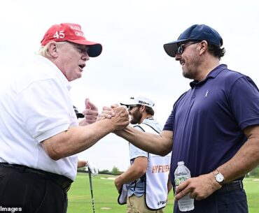 Phil Mickelson hit out at Gavin Newsom over California's lawsuit against Donald Trump
