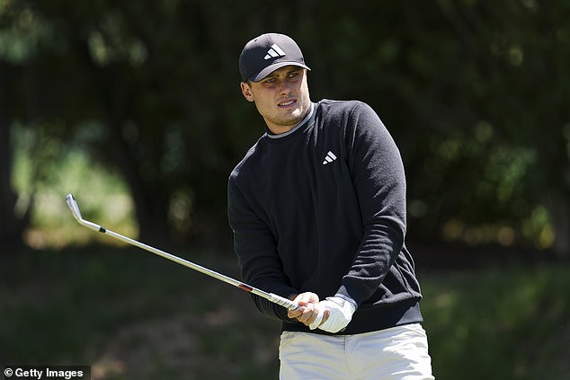 Ludvig Aberg topped Trump's list, with Viktor Hovland and Adam Scott rounding out the trio