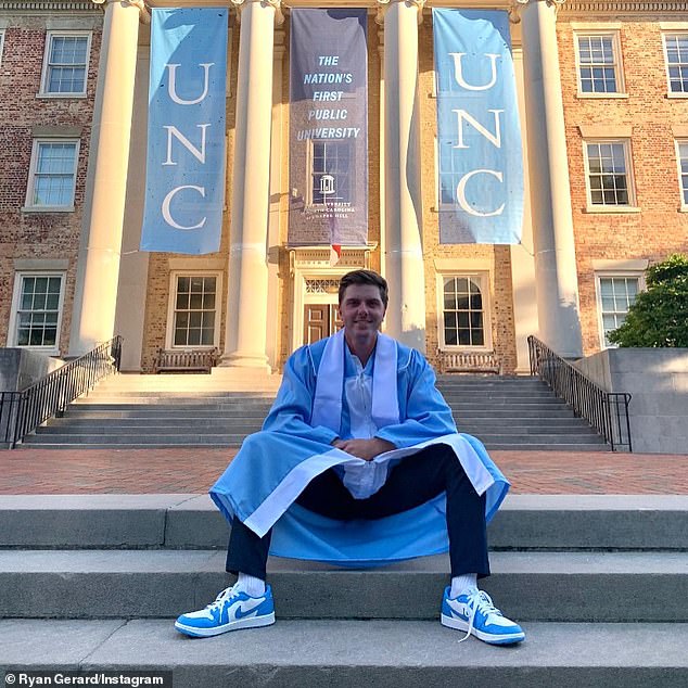 Gerard was born in North Carolina and played college golf for the UNC Tar Heels