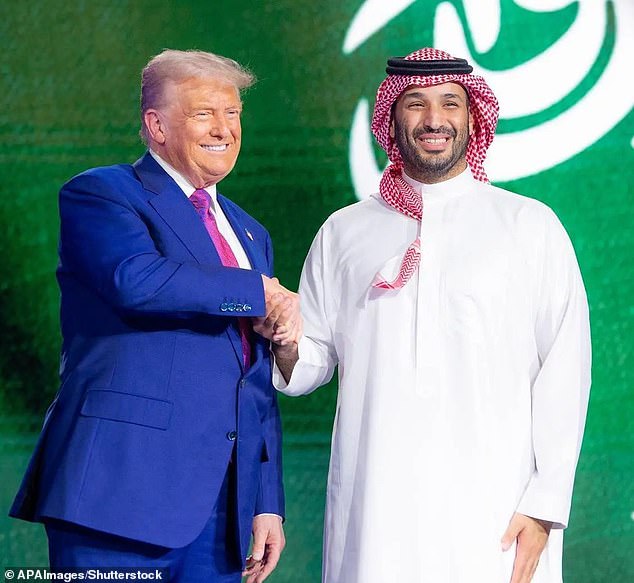 Woods wanted to make sure Trump - with Mohammed bin Salman - would stay 'on message'