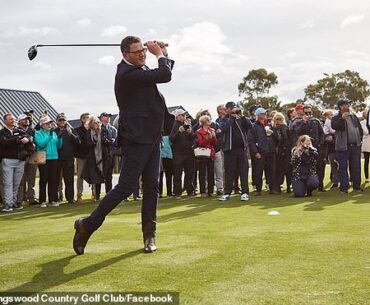 Andrews has been trying to play more golf since resigning as premier