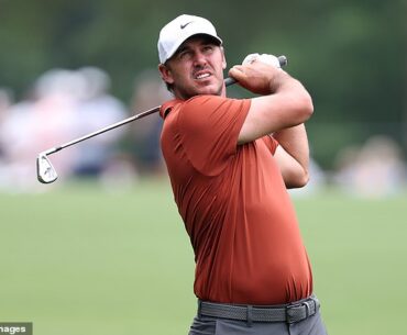 Brooks Koepka was caught in a war of words with a fan who taunted him from the galleries