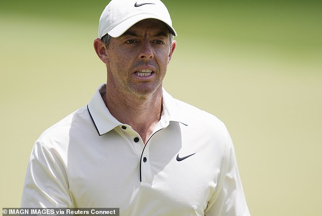 Rory McIlroy only just made the halfway cut on the mark of one over par at Quail Hollow