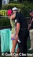 Jon Rahm and his wife