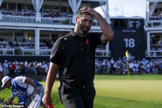 On Sunday, the LIV Golf star finished the tournament with a bogey and two double bogeys