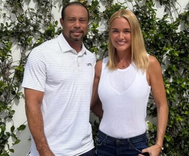 Woods and Vanessa Trump began dating in November after meeting at their children's school