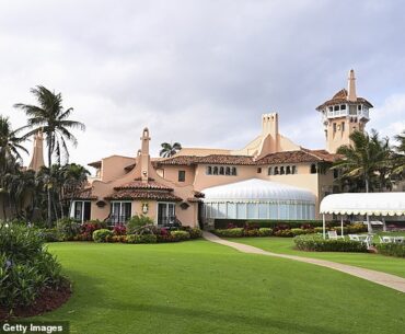 The main building of the Mar-a-Lago Club in Palm Beach, Florida