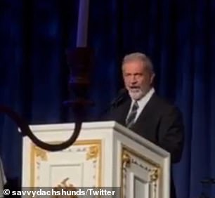Mel Gibson at Trump's Mar-a-Lago