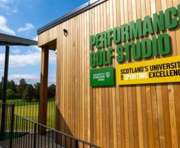 Stirling University opens new indoor golf studio