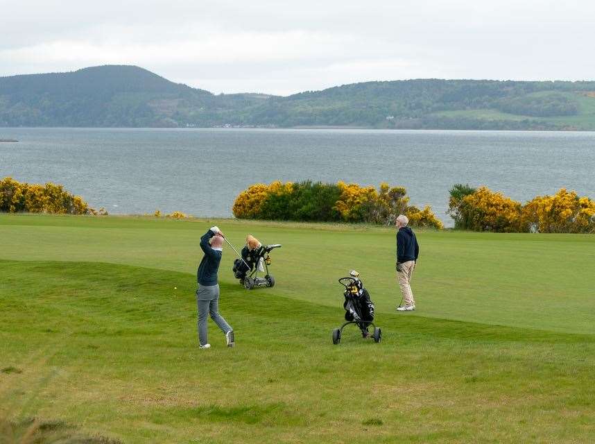 More action from the day. Picture: Cameron Brown/Maggie's Highland.
