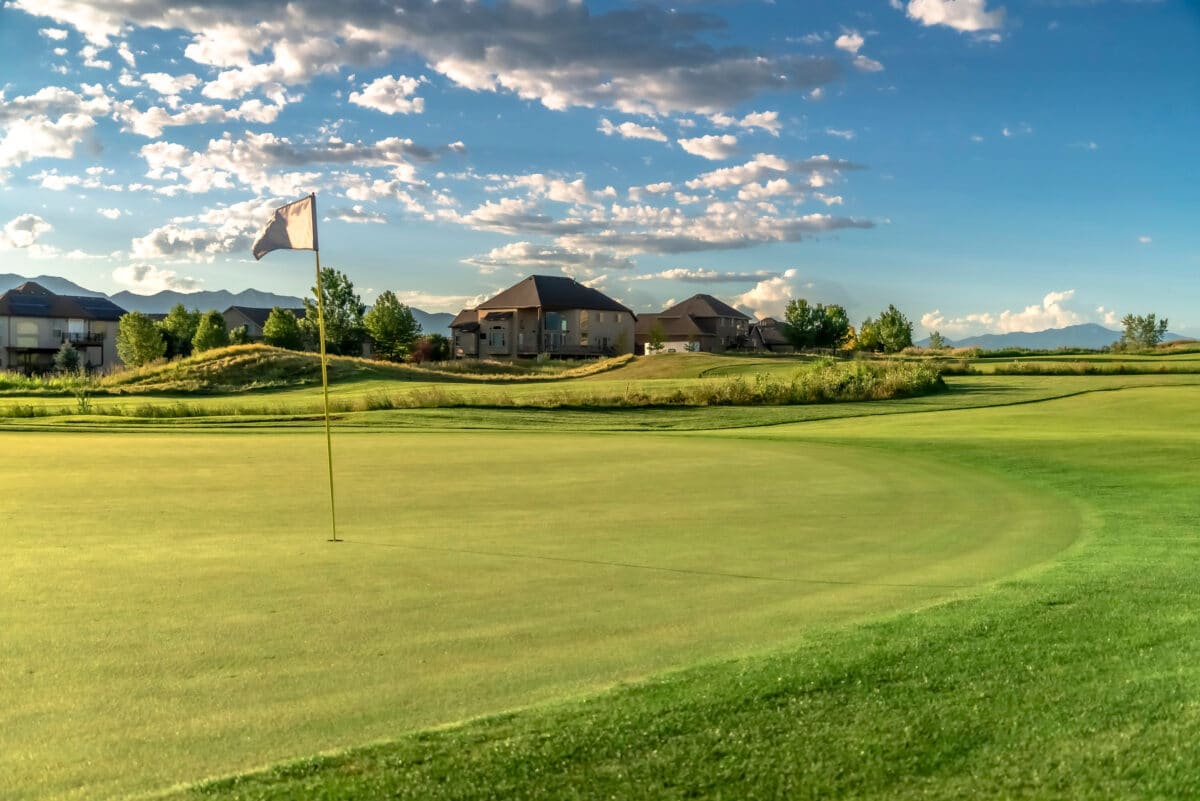 Golf course houses