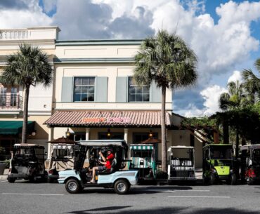 When and where can I drive a golf cart on the road?