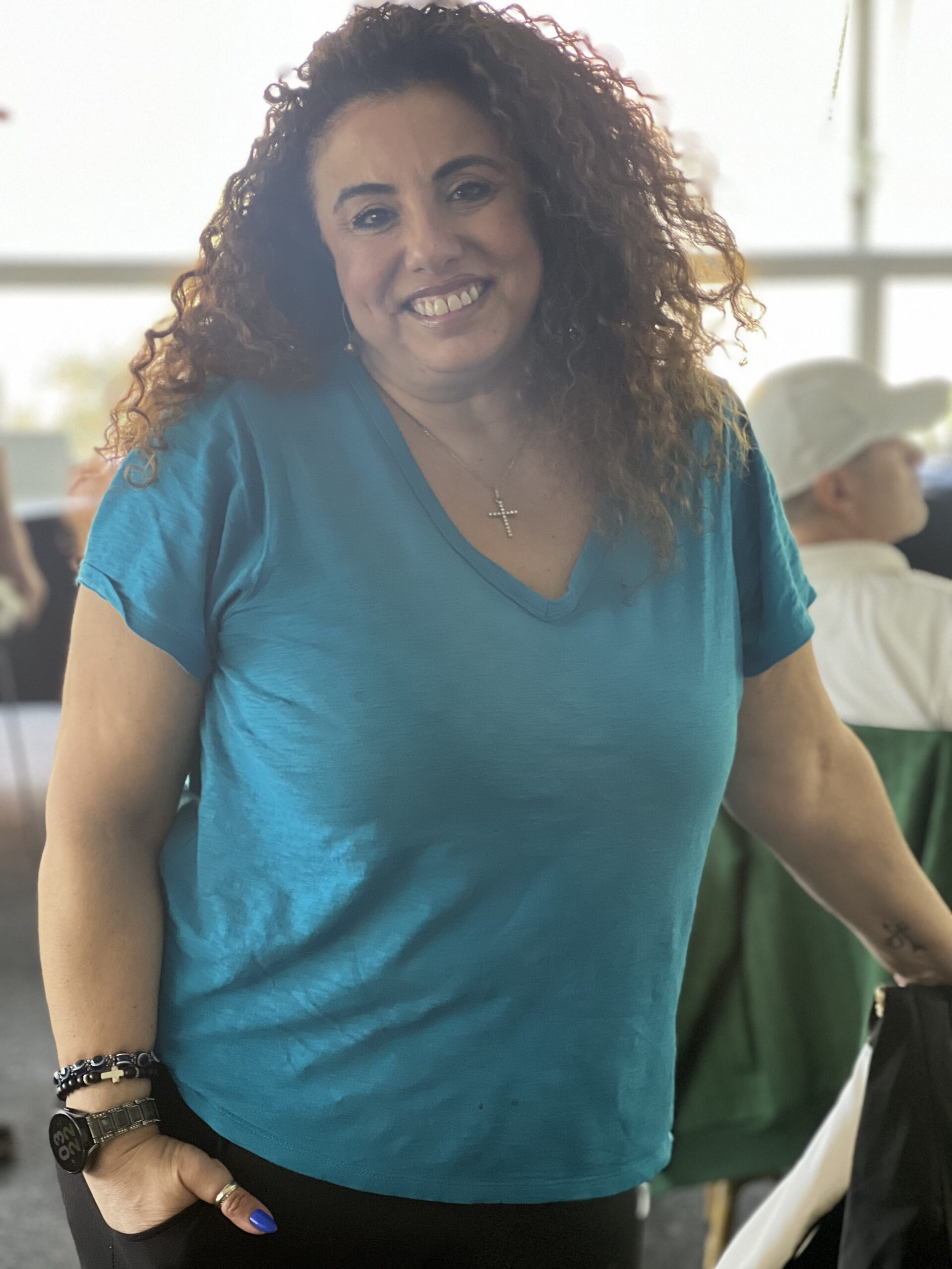 Dana Conte, one of the 12:30 Club’s newest members. Photo by Wayne Daren Schneiderman