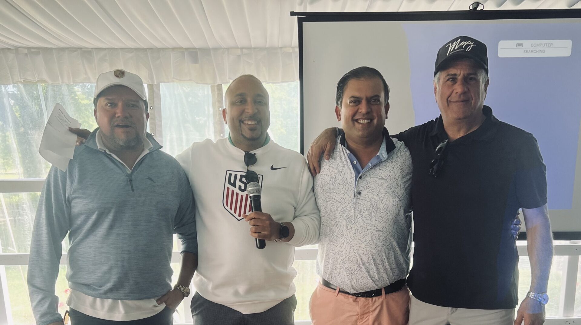 From left: Walter Ochoa, Brian Chin, Nayeem Mian Siddique and Gary Hanna. Photo by Wayne Daren Schneiderman