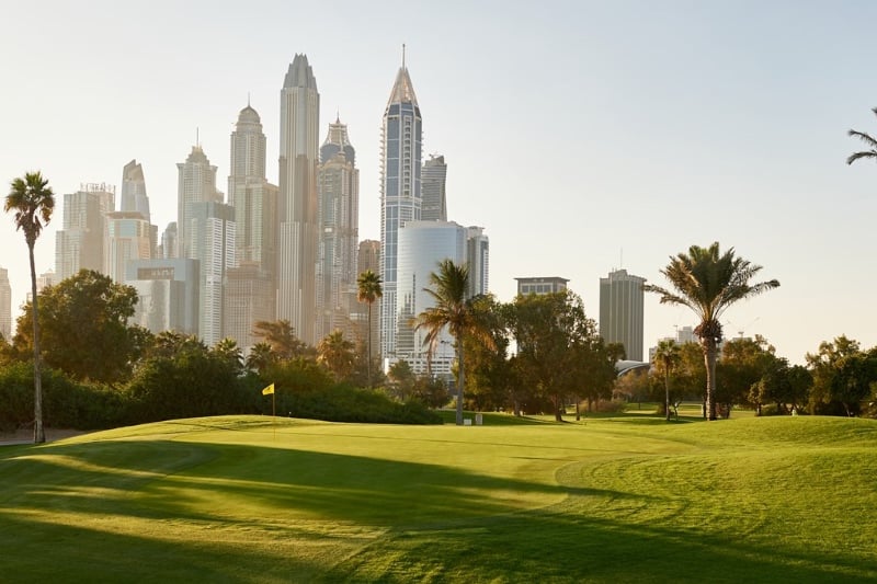 emirates golf club golf course