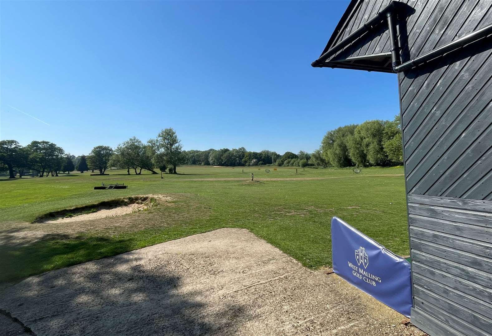 The driving range at West Malling Golf Club in Trottiscliffe Road, which has new owners. Picture: Sean McPolin