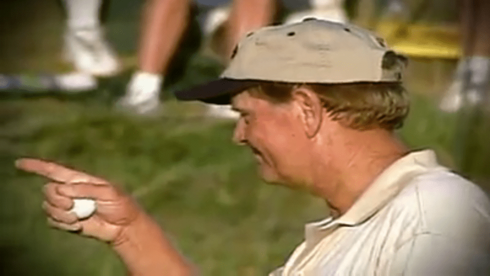 Nicklaus signalled the passing of the torch after missing the cut
