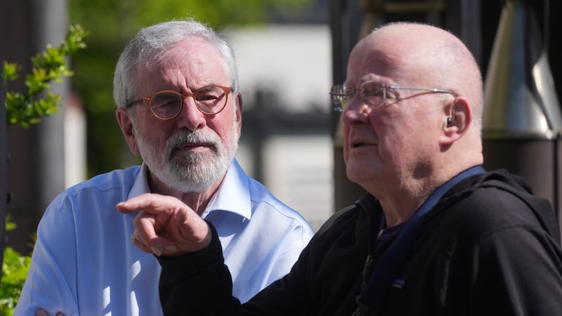 Christy Moore joins Gerry Adams inside courtroom during hearing of libel action 