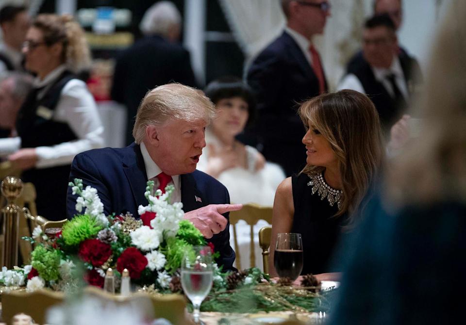 In 2019, Mar-a-Lago hosted the Christmas dinner for the Trumps. Who has been spotted in town so far during this term?