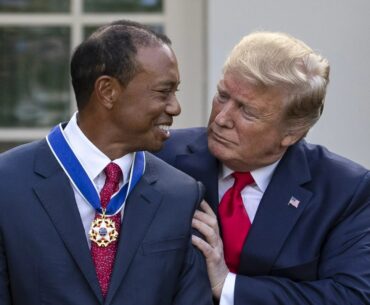 Major message Tiger Woods sent to Donald Trump during White House visit revealed before Saudi Arabia trip