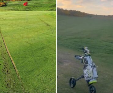 Fury as 136-year-old Scots golf course ripped up by yobs on e-bikes