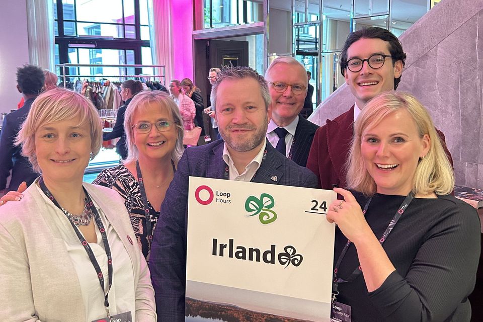 Denise Corboy, Druids Glen Hotel and Golf Resort (second from left) at the ‘Loop Hours’ luxury workshop in Munich with fellow Irish tourism operators.