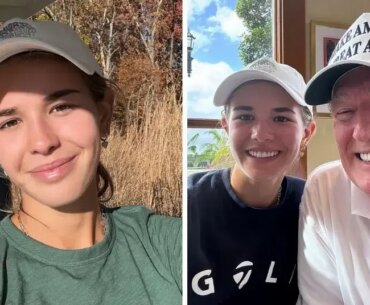 Donald Trump's Granddaughter Kai Places Last At Top Golf Tournament