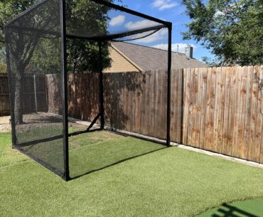 Outdoor permanent golf mat