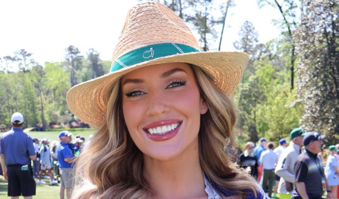 Paige Spiranac at The Masters.