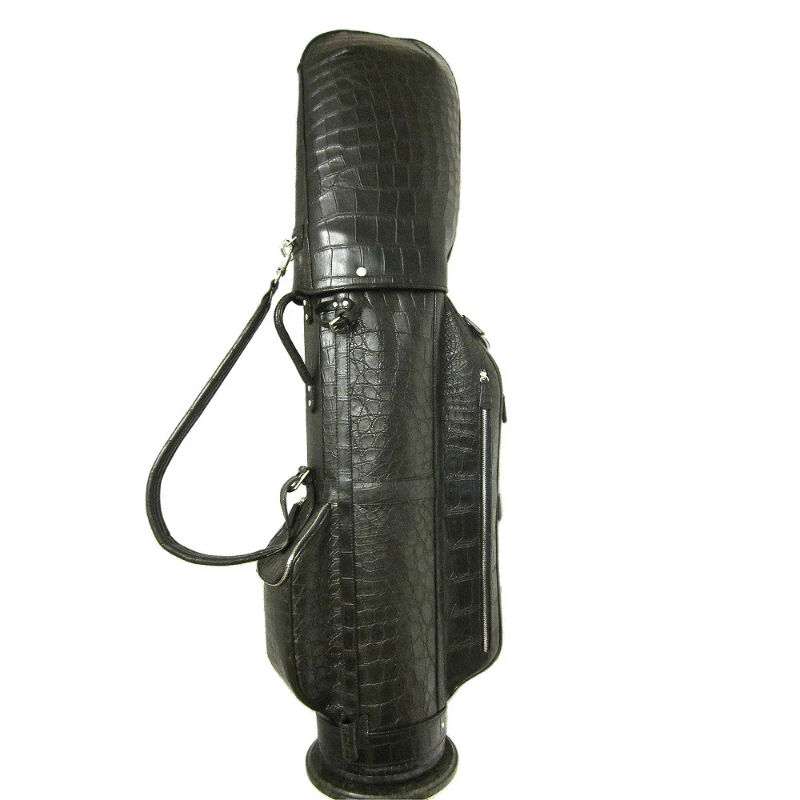 Treccani Milano leather golf bag