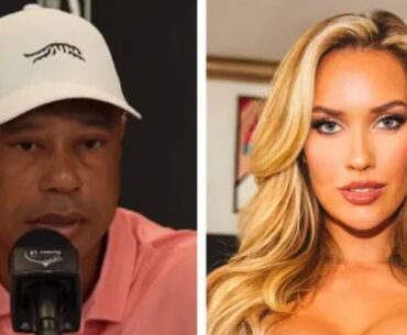 'I want to play with him...he smells so good!' Paige Spiranac makes Tiger Woods claim