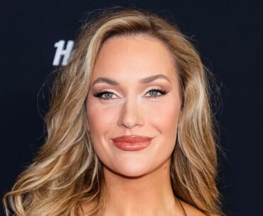 Paige Spiranac Reveals U.S. Open Dark Horse Picks in Feminine Halter-Neck Mini Dress