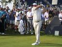 Rory McIlroy plays a shot from the 12th tee during the first round of the 125th U.S. OPEN at Oakmont Country Club.