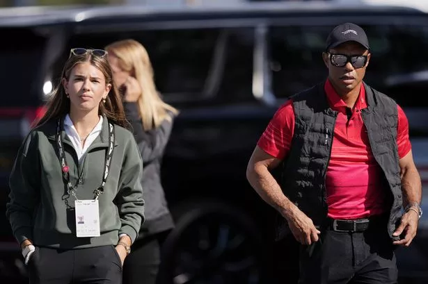 Tiger Woods and Kai Trump turned up to Torrey Pines on Sunday