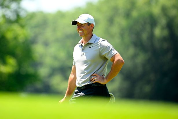 Rory McIlroy at TPC River Highlands on Thursday