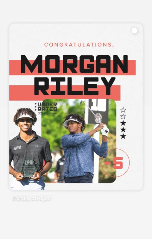 Stephen Curry congratulates Morgan Riley on Instagram.Stephen Curry&comma; Instagram
