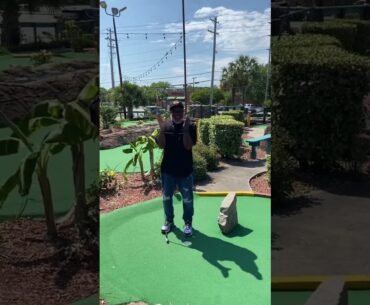 When the hubby tries to blame the golf club for his poor putt #couplescomedy