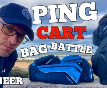 PING PIONEER CART BAG VERSUS PING DLX CART BAG, 2025