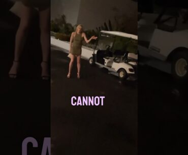 Stealing a Golf Cart in the Dominican Republic Part 1 #travel #lol #stealing #sister #funny #oops