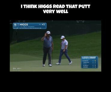 Harry Higgs Makes Fantastic Birdie Putt! #golf #harryhiggs #pgatour