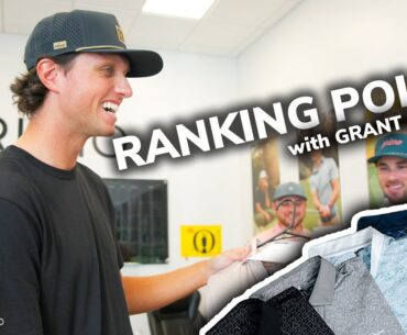 Ranking Polos With @GrantHorvatGolfs!!