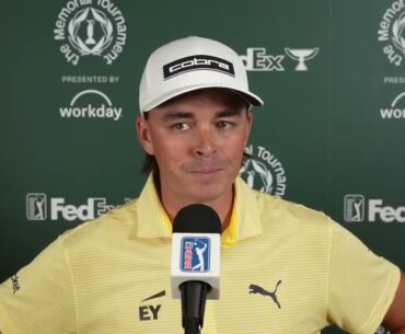 Rickie Fowler says he's excited about the rest of the season after get a spotin The Open Portrush