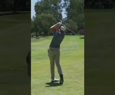 Jacques Kruyswijk Iron Swing Down the Line #golf #dpworldtour #jacqueskruyswijk #golfswing