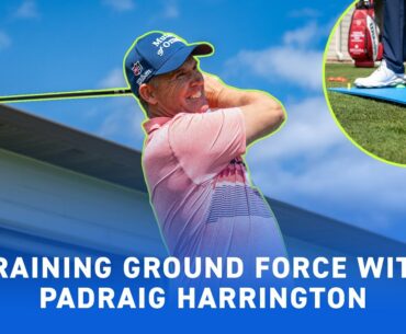 Padraig Harrington Explains Training Ground Reaction Forces for More Swing Speed