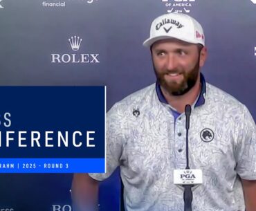Jon Rahm Press Conference | 2025 PGA Championship Round  3