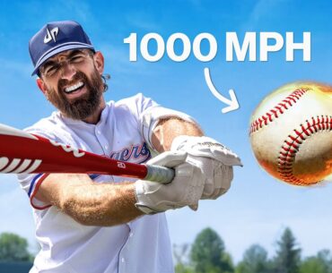 We Built A 1000 MPH Baseball Cannon