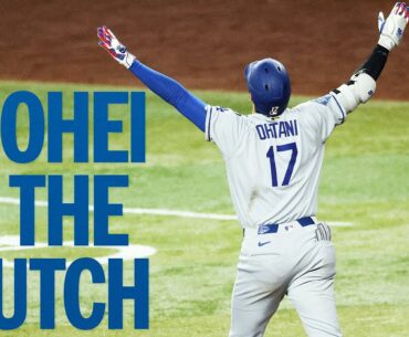 SHOHEI OHTANI KNEW IT IMMEDIATELY! Game-winning homer for the Dodgers in an UNREAL game! (BAT FLIP!)