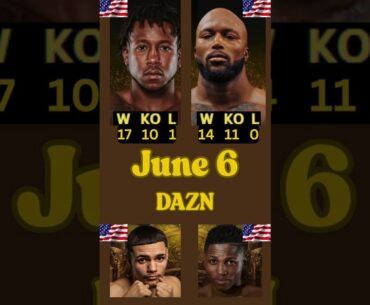 Brandon Moore vs Stanley Wright | June 6 | DAZN | Hall of Fame Fight Night.