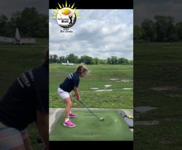 Ok girl, we see you swinging that club!